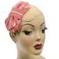 Preview: Small Half Hat - Fascinator with bow in pink